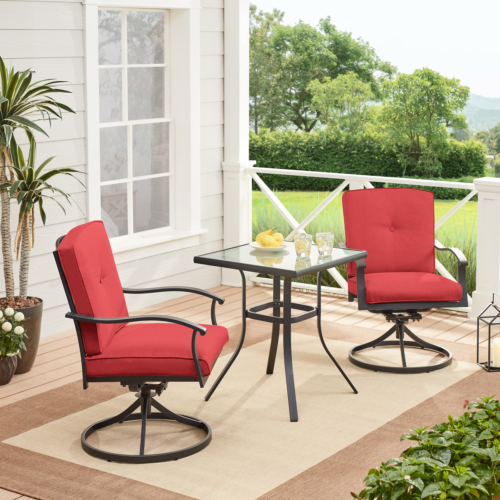 Metal Frame Outdoor Living Patio Furniture Set