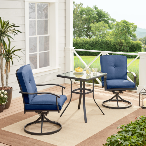 Metal Frame Outdoor Living Patio Furniture Set