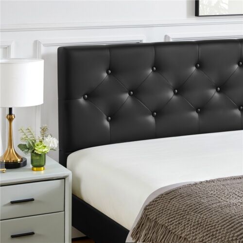 Faux Leather Upholstered Bed Frame