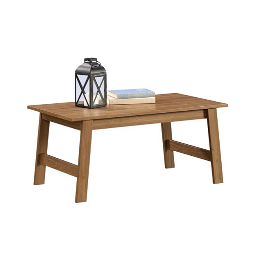 35' Wood Rectangle Simple Coffee Table, Walnut Finish