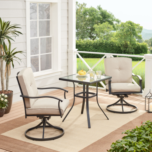 Metal Frame Outdoor Living Patio Furniture Set